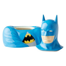 Batman Cookie Jar DC Comics Celebrates 80th Anniversary Blue Stoneware 10" High image 2