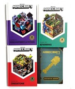 4PK Minecraft Hardcover Book Guides and Paperback Construction Handbook ... - £9.99 GBP