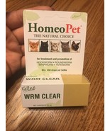 Homeopet Feline Wrm Clear Drops, NEW Ships N 24h - $29.58