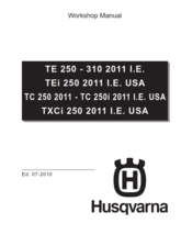 HUSQVARNA 2011 TE TEI TC TXCI 250 350 REPAIR WORKSHOP SERVICE MANUAL REP... - $74.99
