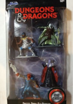 Dungeons &amp; Dragons 4 Miniature Die Cast Figures Drizzt Drow Elf Ranger Jada New - £3.99 GBP