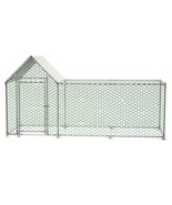 Chicken Coop Run: 10x3ft Metal Hen House - $144.99
