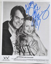 DAN AYKROYD &amp; KIM BASSENGER SIGNED PHOTO x2 - MY STEPMOTHER IS AN ALIEN - £250.84 GBP