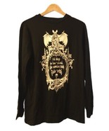 Cool Gothic Quote Black DollsKill Long Sleeves T-shirt Size M Very Nice - $55.00