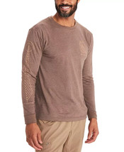 MARMOT Men&#39;s Wilderness Guide Graphic Long-Sleeve T-Shirt Brown Heather-Small - £16.42 GBP