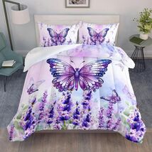 AILONEN Twin Butterfly Comforter Set Girls Lavender Purple 3 Pieces - €22,44 EUR AILONEN Twin Butterfly Comforter Set Girls Lavender Purple 3 Pieces - €22,44 EUR