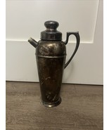 Vtg BERNARD RICE’S SONS Apollo EPNS Silver Plate Cocktail Shaker 4348 19... - $54.88 CAD