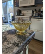 Federal Glass 1930&#39;s Depression Glass,Madrid Amber Yellow Custard Fruit ... - $8.12 CAD