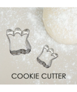 Paw Shape Tin Plated Steel Cookie Cutter 1pc - $4.95