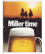 1980 Miller Brewing Company Beer Print Ad Vintage Miller Time 8.5&quot; x 11&quot; - €17,21 EUR