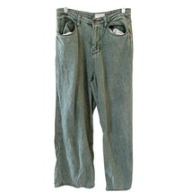 Sage The Label Women Jeans Wide Leg M Green Bohemian Modern College Prep... - $29.99