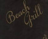 Beach Grill Menu Texas 1950&#39;s Seafood Mexican Chinese Steaks  - $37.62
