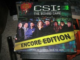 CSI: Crime Scene Investigation The Board Game ENCORE EDITION - $19.56