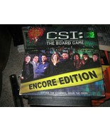 CSI: Crime Scene Investigation The Board Game ENCORE EDITION - £15.63 GBP