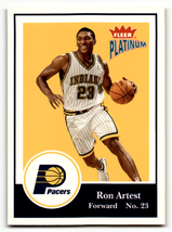 2003-04 Fleer Platinum #114 Ron Artest NM Near Mint Pacers ID:64806 - $1.67