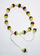 Original Handmade Bracelet Flag Colors Colombia Ecuador Venezuela - £14.15 GBP