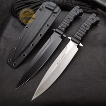 RUSSIA BLACK PHOENIX TACTICAL KNIFE KYDEX SHEET FIXED BLADE DC53 STEEL G... - £108.46 GBP