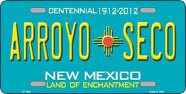 Arroyo Seco New Mexico Metal License Plate - $21.95