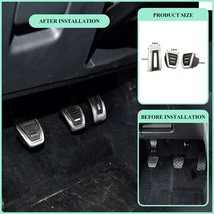 Jameo Auto Car  Fuel ke Pedal Cover Restfood Pedals for Vw  New Jetta MK7 7th Ge - £73.47 GBP