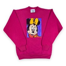 Vintage 90s Minnie Mouse Sweatshirt Disney Crewneck Youth 14/16 large - £15.68 GBP