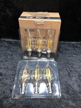 OHDERII 4W Vintage Candelabra LED Bulb 2700K 400lm Flame Tip E12 6-Pack - £11.62 GBP