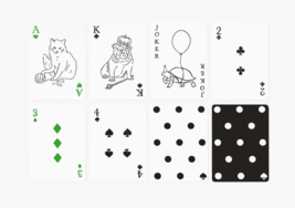 Kate Spade Cabana Dots Poker Playing Cards Animal Sketch Set w/ Gift Box... - $832.28 MXN
