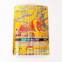 *JUMBO* Reshiram Charizard GX Tag Team Black Star Promos 247 Pokemon Card 8&quot; - £8.43 GBP