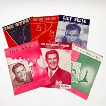 Set of 6 Music Sheets The Gypsy- I Don&#39;t Know Enough- Plus 4 others Love... - $12.10