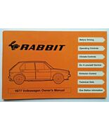 1977 VW Volkswagen RABBIT Owners Operating Manual Guide Book car auto - $12.99
