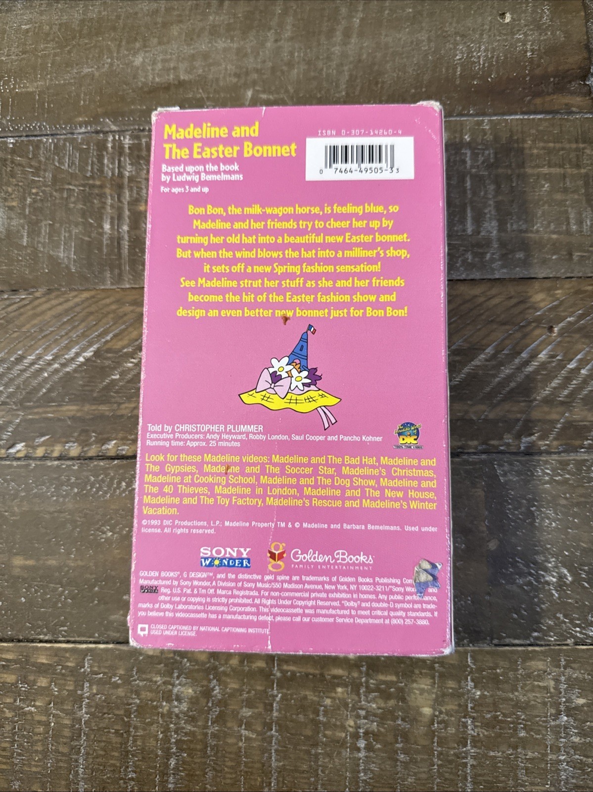 Madeline And The Easter Bonnet VHS Item image 3