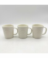 X3 Starbucks 2014 White Embossed Siren 3 oz Demitasse Espresso Cup - $67.90 CAD