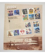 1998 USPS 1900s Celebrate the Century Stamp Sheet 15ct 32c B9 - £9.58 GBP