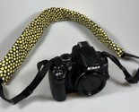 Nikon D D3000 10.2MP Digital SLR Camera - Black (Body Only) CRACKED SCRE... - $39.59