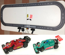 1993 Unused Tyco Tcr Slotless Slot Car 13ft Indy Race Set 2 Vehicles +Bonus Body - £117.15 GBP