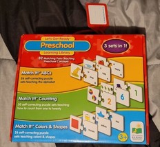 Lets Get Ready Preschool Learning Library 3 Sets In  1 The Learning Journey  - £7.31 GBP