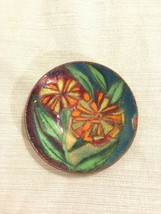 c1960s Lucille Cantini Signed Small Dish Enamel Over Copper Mid Century Art Deco - £135.31 GBP