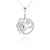 Sterling Silver Greek Myth Medusa Divine Power of Femininity Pendant Necklace - £19.02 GBP+