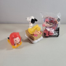 Peanuts Toy Lot of 3 Sally and Snoopy Toy #5, FIFI  #12, Peppermint Patty - $12.53