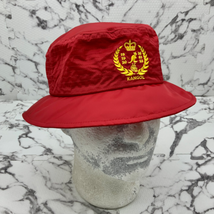 Kangol Royal Leisure Red Lahinch Bucket Hat NWT - £69.62 GBP