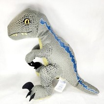 13&quot; Build A Bear Jurassic World Blue Velociraptor Stuffed Dinosaur Rapto... - £13.53 GBP