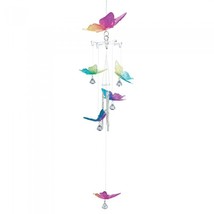 2 - Rainbow Butterfly Wind Chimes - £21.70 GBP