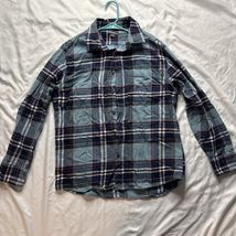 Eddie Bauer 100% Cotton Bottom Down Long Sleeve Shirt Top (M) Medium Blu... - €10,28 EUR
