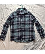 Eddie Bauer 100% Cotton Bottom Down Long Sleeve Shirt Top (M) Medium Blu... - €10,28 EUR