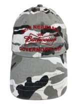 2013 Nebraska Governors Cup Budweiser Beer Camo Baseball Cap Hat Adjustable-Back - £7.65 GBP