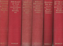 Harold Macmillan 6 Book Set Nrmt++ Macmillan &amp; Co. His Life 1914 To 1963 - £404.78 GBP