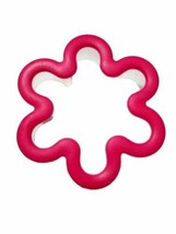 Hot Pink Flower Comfort Grip Plastic Cookie Cutter Wilton Easter Spring - £2.60 GBP