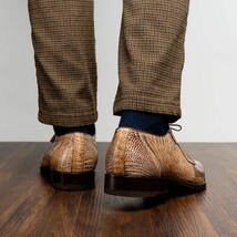 Shoes Handcrafted from genuine ostrich leg leather Belice Rustic Orix image 9