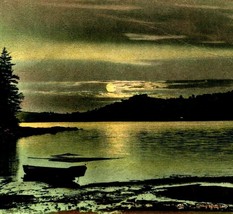 Sunset at Lake Spofford Keene New Hampshire NH 1906 UDB Postcard  - £4.94 GBP