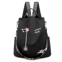 High Quality Ox Women Backpack Elegant  Embroidery School Bags Waterproof Female - £109.12 GBP