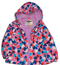 Baby Girl 12 month Jacket Hood fleece lined Osh kosh Bgosh - £6.22 GBP